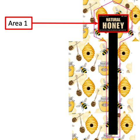 Tamper Evident Honey Label Design 36
