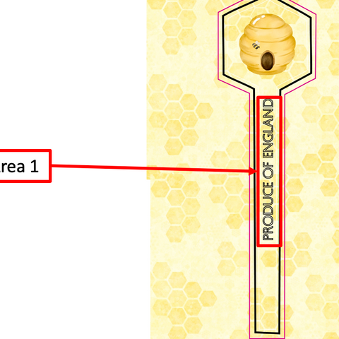 Tamper Evident Honey Label Design 37