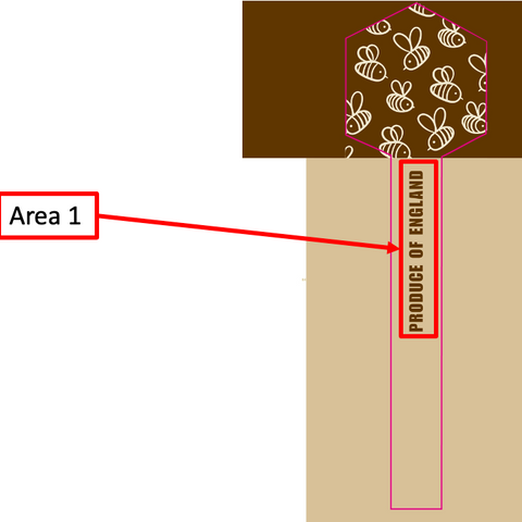 Tamper Evident Honey Label Design 41