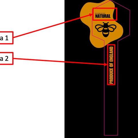 Tamper Evident Honey Label Design 42
