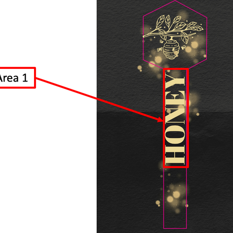 Tamper Evident Honey Label Design 43