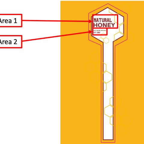 Tamper Evident Honey Label Design 5