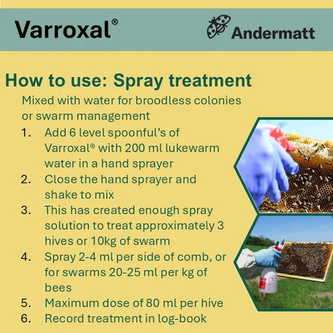 Varroxal (200g) – Oxalic Acid Varroa Treatment EXP 08/2030