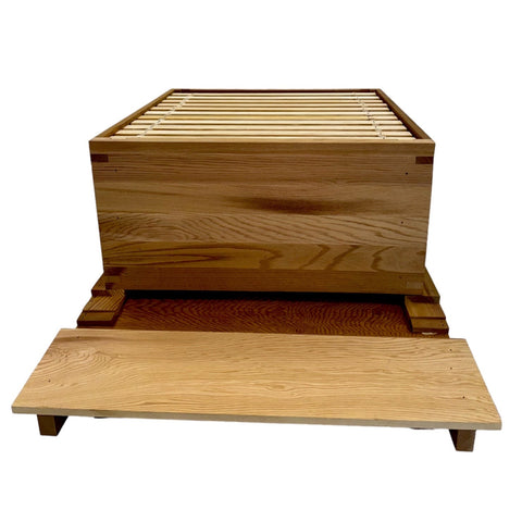 Simon The Beekeeper National Western Cedar WBC Style Hive (With Inner National Cedar Hive with Frames and Foundation)