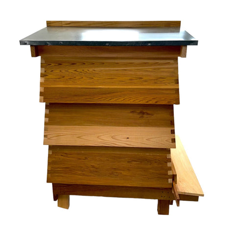 Bundle 3 Fully Assembled Western Red Cedar WBC Style Hive with Fully Assembled Value Hive With Fully Assembled Frames and Foundation