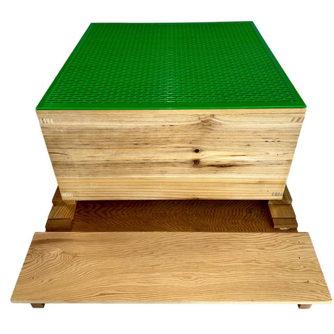 Bundle 3 Fully Assembled Western Red Cedar WBC Style Hive with Fully Assembled Value Hive With Fully Assembled Frames and Foundation