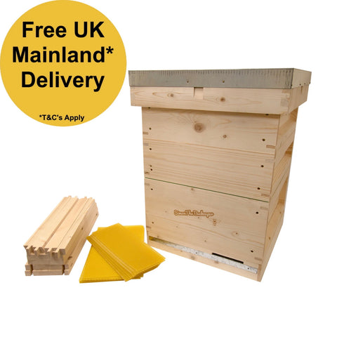 Bundle 3 Two National Value Wooden Hive With 2 Supers, Frame & Foundation
