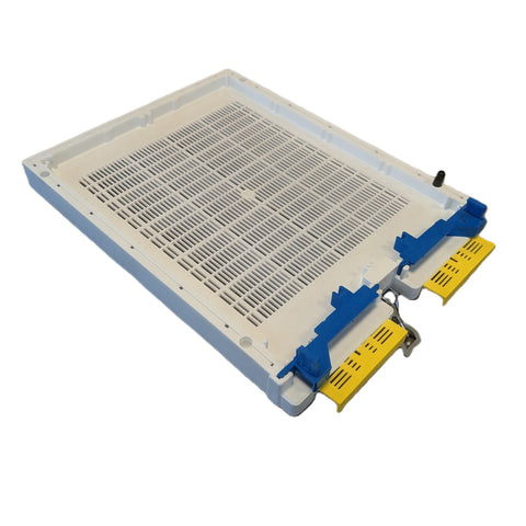 Technoset Hive Anti Varroa Floor with three-point door and sliding landing board - Langstroth
