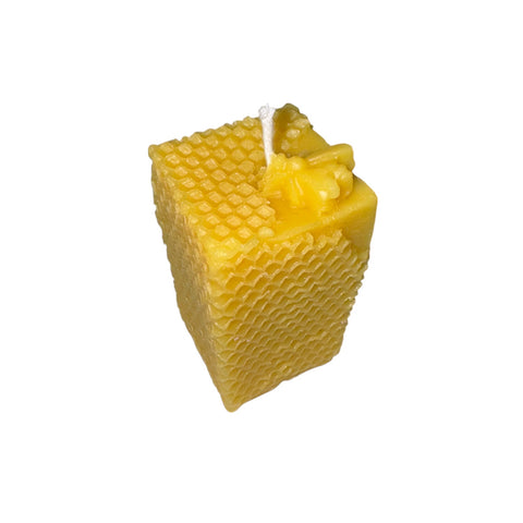 Honeycomb Candle Mould with Bee On Top