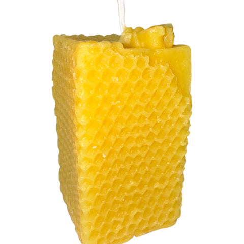 Honeycomb Candle Mould with Bee On Top