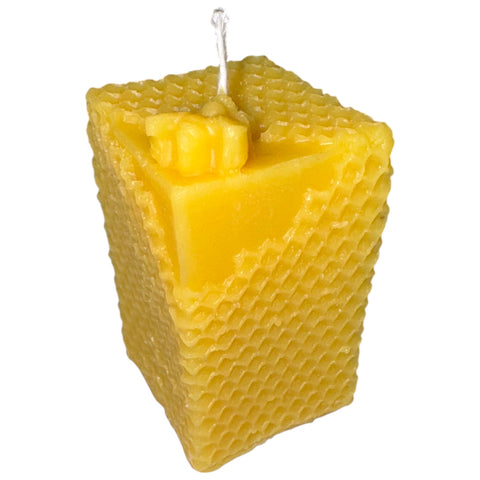 Honeycomb Candle Mould with Bee On Top