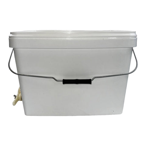 16L Rectangular Honey Settling Tank with Metal Handel and Honey Gate Valve