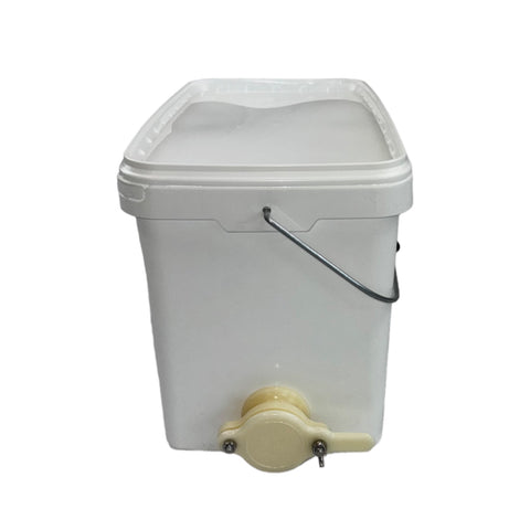 16L Rectangular Honey Settling Tank with Metal Handel and Honey Gate Valve