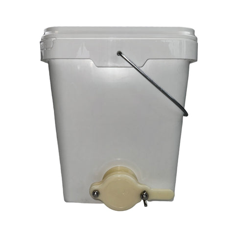 16L Rectangular Honey Settling Tank with Metal Handel and Honey Gate Valve