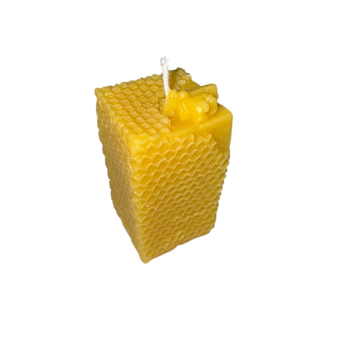 Honeycomb Candle Mould with Bee On Top