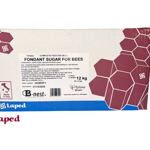 Laped Honeybee Winter Feed Fondant 12kg (2kg x 6)