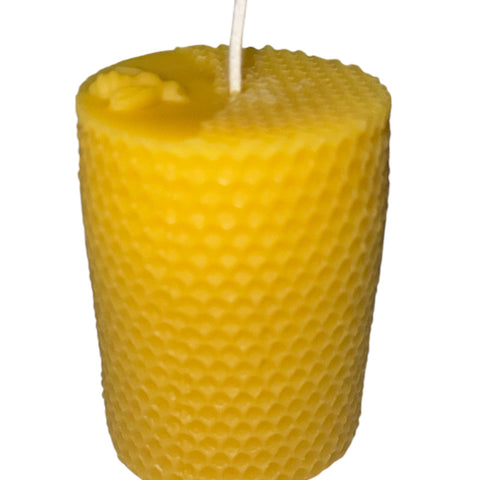 Honeycomb Candle Mould with Bee On