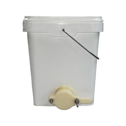 16L Rectangular Honey Settling Tank with Metal Handel and Honey Gate Valve