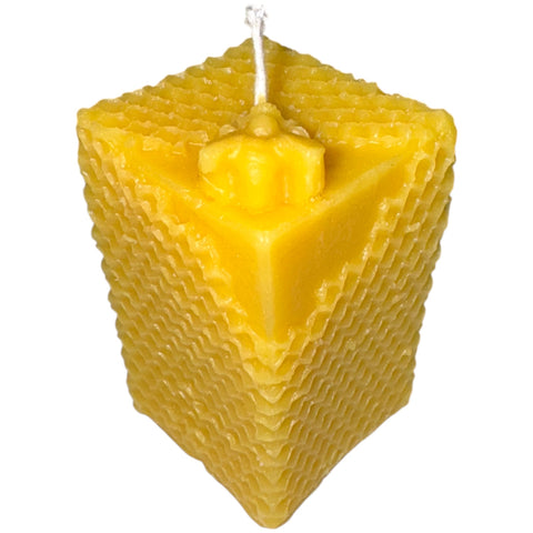 Honeycomb Candle Mould with Bee On Top