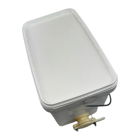 16L Rectangular Honey Settling Tank with Metal Handel and Honey Gate Valve