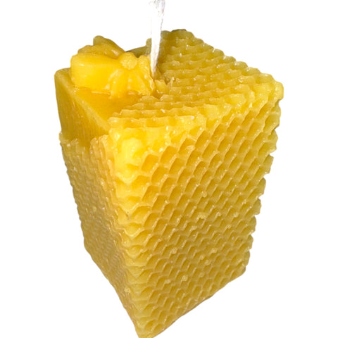 Honeycomb Candle Mould with Bee On Top