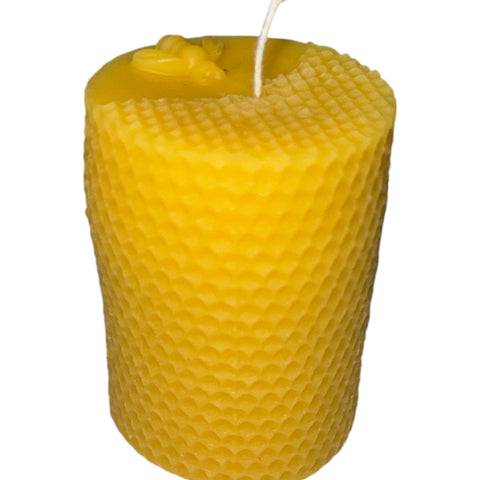 Honeycomb Candle Mould with Bee On