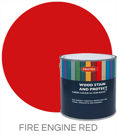 Protek Beehive Paint Wood Stain & Protect Fire Engine Red