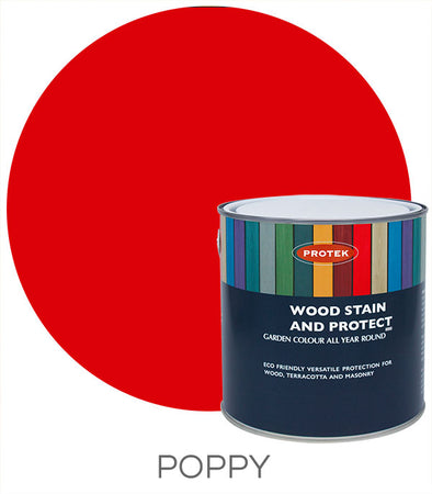 Protek Beehive Paint Wood Stain & Protect Poppy Red