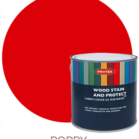 Protek Beehive Paint Wood Stain & Protect Poppy Red