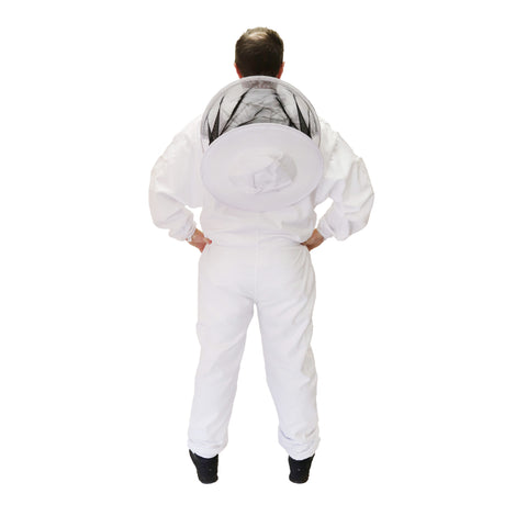 Buzz Work Wear White Suit with Round Veil