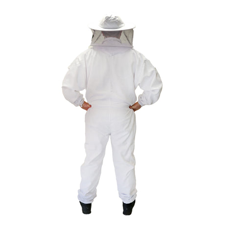 Buzz Work Wear White Suit with Round Veil