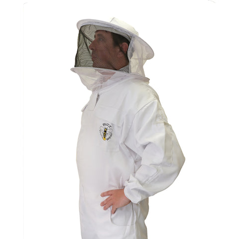 Buzz Work Wear White Suit with Round Veil