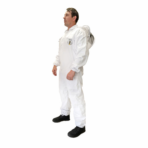 Buzz Work Wear White Suit with Round Veil