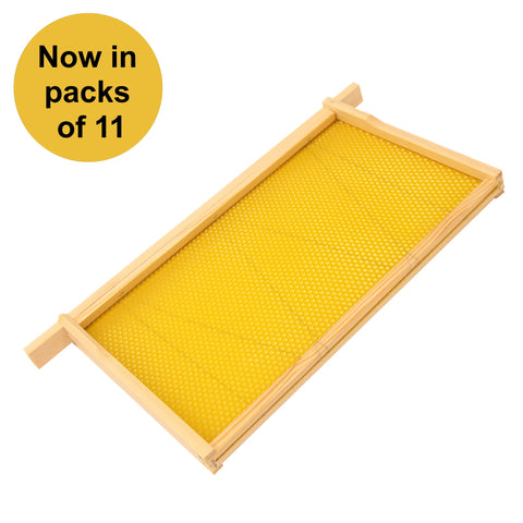 Dn2 Frame Assembled DN4 Frames with Wired Foundation – Simon The Beekeeper